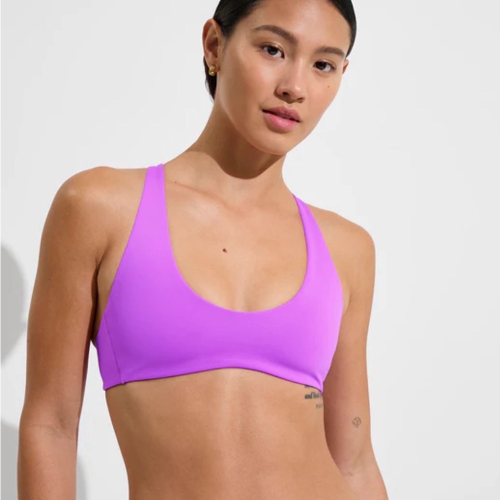 Left On Friday Purple Bikini Top (“far out” style). NWT, never worn.